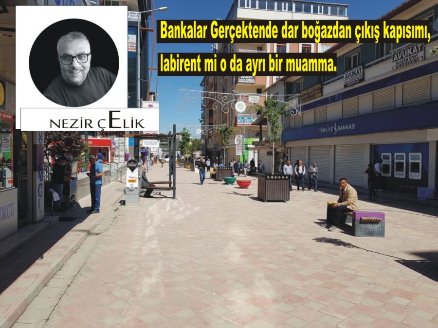 BANKALARIN ŞARK KURNAZLIĞI…