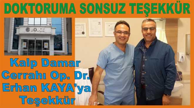 DOKTORUMA SONSUZ TEŞEKKÜR