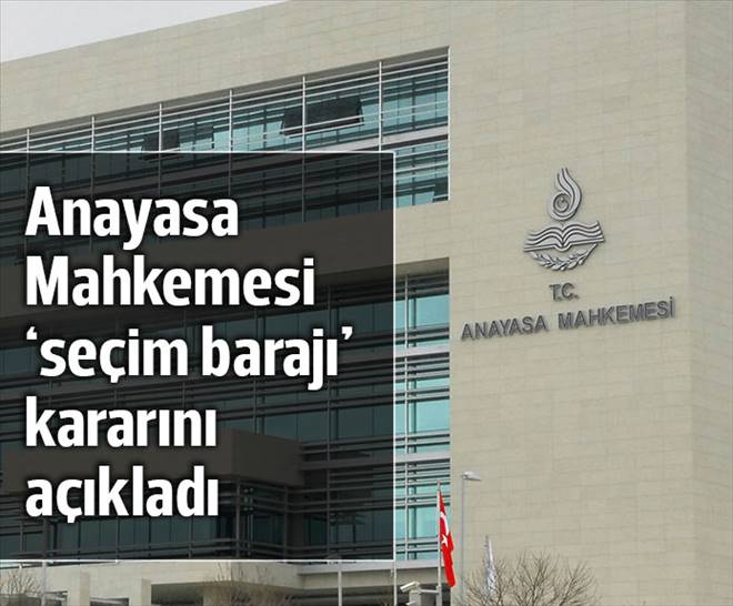 SEÇİM BARAJI İPTAL