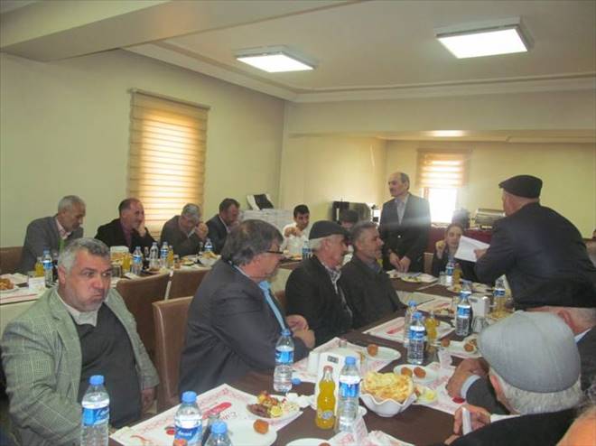 Doğubayazıt ARAS EDAŞ Köy muhtarlarıyla yemekte buluştu.