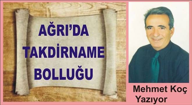 TAKDİRNAME BOLLUĞU