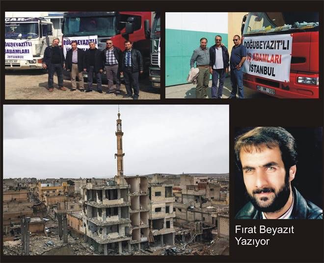 DOĞUBAYAZIT´TAN KOBANİ´YE UZANAN ELLER