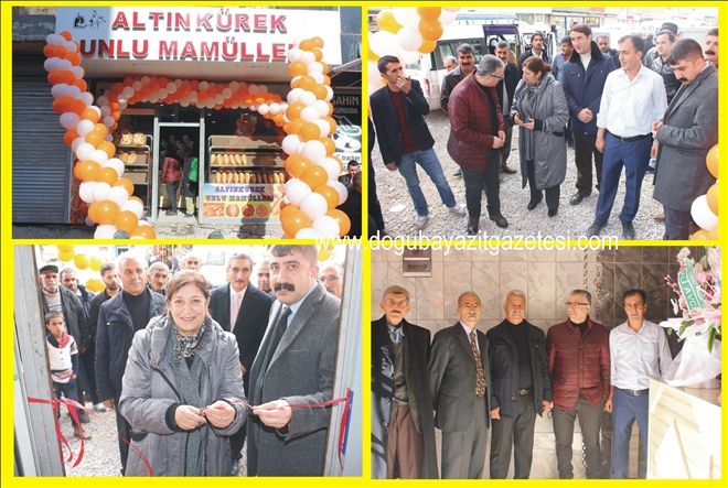 ALTINKÜREK UNLU MAMULLERİ HİZMETE AÇILDI