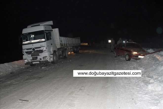 Ağrı´da trafik kazası: 1 ölü, 2 yaralı