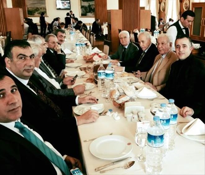 AĞRI ZİRAAT ODASI BAŞKANI AĞRILI ESKİ BAKAN VE VEKİLLERLE BULUŞTU