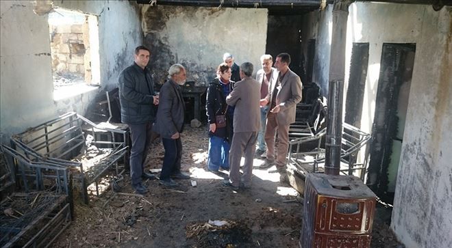 DOĞUBAYAZIT´TA TÜP PATLADI EVİ KULLANILAMAZ HALDE