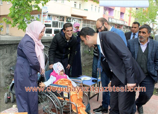 Ağrı´da engellilere tekerlekli sandalye yardımı