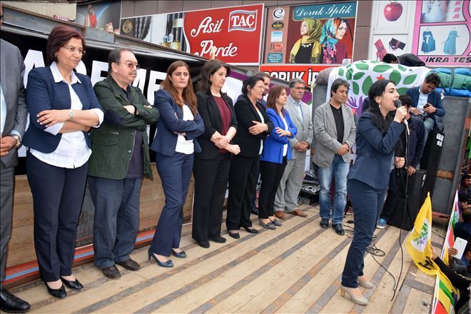 HDP EŞ GENEL BAŞKANI YÜKSEKDAĞ DOĞUBAYAZIT´TA