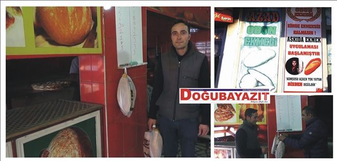 DOĞUBAYAZIT´TA ASKIDA EKMEĞE REKOR DESTEK?