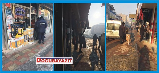 DOĞUBAYAZIT´TA KALDIRIMLAR YAYALARA AÇILIYOR?