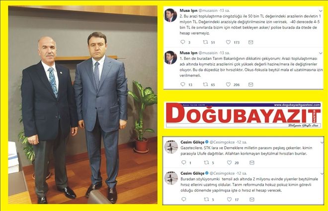 VALİ MUSA IŞIN VE CESİM GÖKÇE ATIŞMASI?