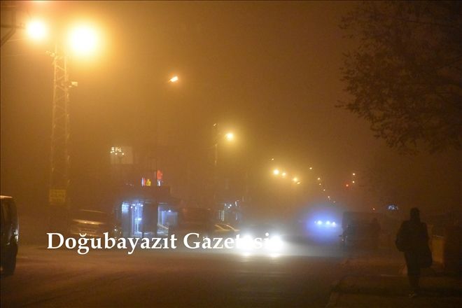 AĞRI´DA YOĞUN SİS