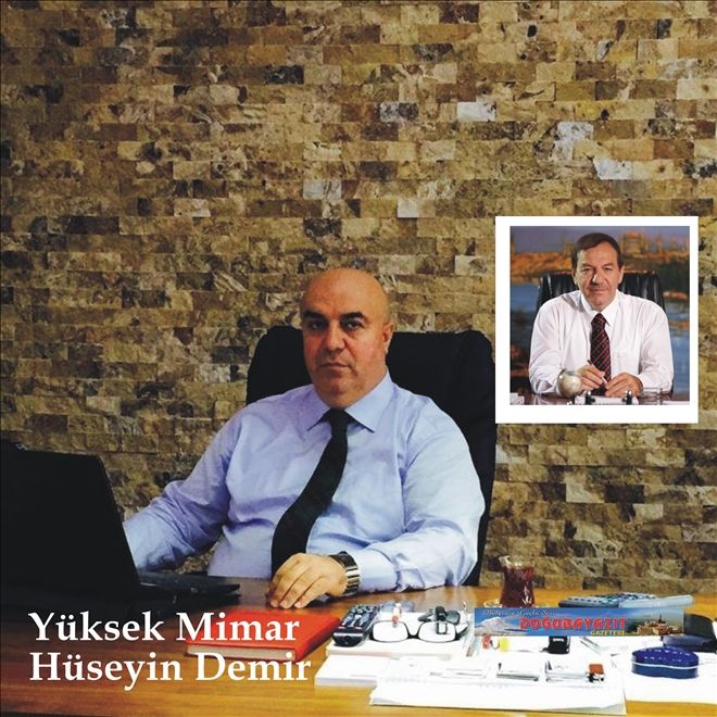 Yüksek Mimar Hüseyin Demir ?Daha fazla sorun yaratmadan gittiği için teşekkür ediyorum´