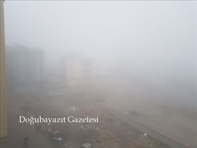 DOĞUBAYAZIT´TA YOĞUN SİS?