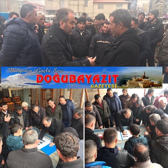 ALİNUR AKTAŞ DOĞUBAYAZIT´TA ESNAFIN SORUNLARINI DİNLİYOR...