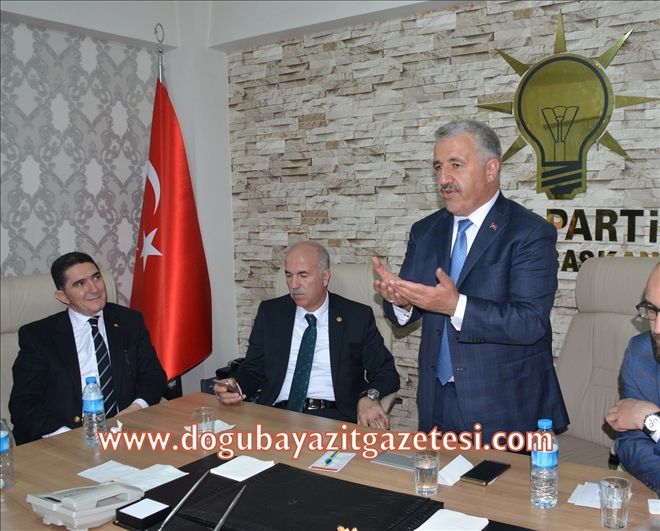 ULAŞTIRMA BAKANI AHMET ARSLAN AĞRI´DA