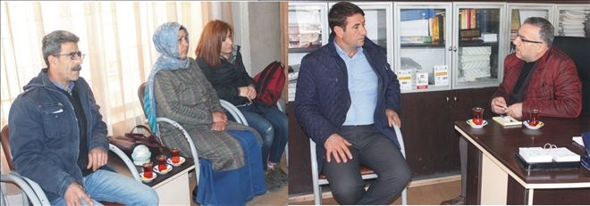 HDP VE DBP İLÇE BAŞKANLARININ GAZETEMİZE ZİYARETİ?