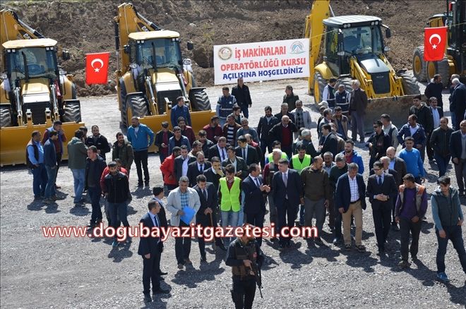 DOĞUBAYAZIT´TA İŞ MAKİNESİ OPERATÖRLÜĞÜ KURSU?