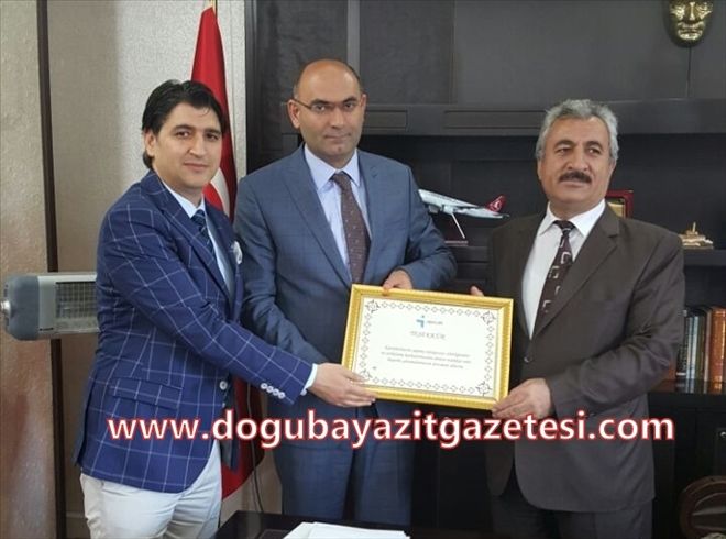 AĞRI´DA EN FAZLA ENGELLİ İSTİHDAM EDEN İŞYERLERİNE İŞKUR TARAFINDAN TEŞEKKÜR BELGESİ