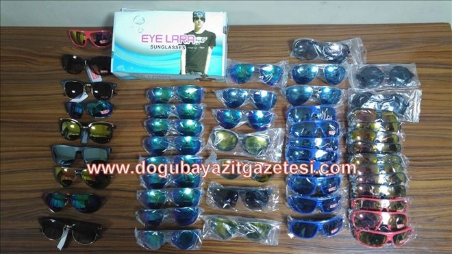 DOĞUBAYAZIT´TA KAÇAK GÜNEŞ GÖZLÜĞÜ OPERASYONU