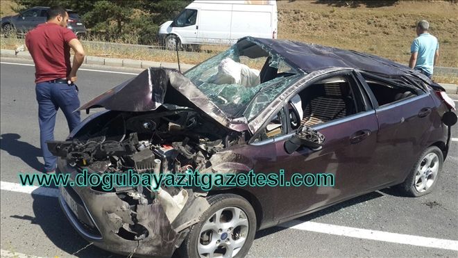 AĞRI´DA TRAFİK KAZASI: 1 ÖLÜ