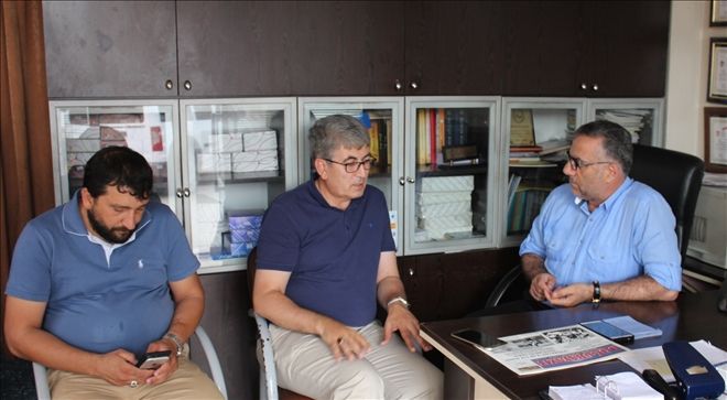 GAZETECİLER KONFEDERASYONU GENEL BAŞKAN YARDIMCISI SEFA ÖZDEMİR İLE MEDYA-İŞ GENEL SEKRETERİ SEZAİ BALLI´DAN GAZETEMİZE ZİYARET?