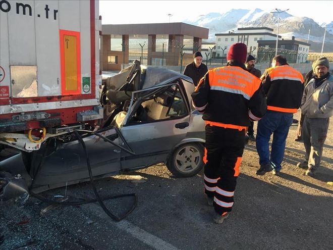 DOĞUBAYAZIT´TA TRAFİK KAZASI: 1 ÖLÜ?
