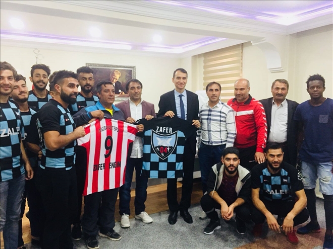 DOĞUBAYAZIT SPOR´DAN YENİ KAYMAKAM ZAFER ENGİN´E ZİYARET...