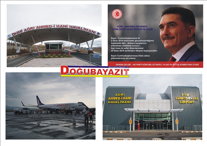 AĞRI-ANKARA UÇAK SEFERLERİ GÜNLÜK 2 UÇAK SEFERİ OLACAK?