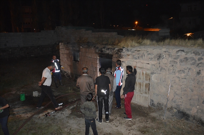 DOĞUBAYAZIT´TA MUTFAK YANGINI