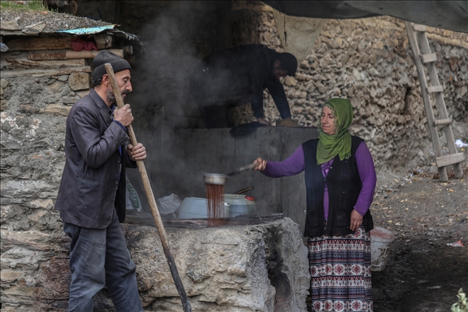 ASIRLARDIR DOĞAL YÖNTEMLERLE PEKMEZ ÜRETİMİ