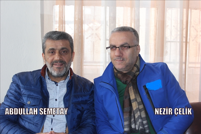 ABDULLAH SEMETAY YARDIM KERVANI İÇİN DOĞUBAYAZIT´TA