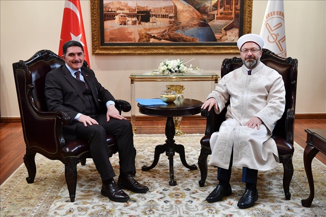 ÇELEBİ´DEN DİYANET İŞLERİ BAŞKANI ALİ ERBAŞ´A ZİYARET