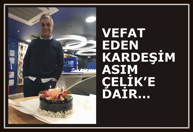 VEFAT VE TEŞEKKÜR
