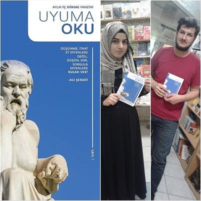 Yazar-Şair Sait ÖZDEN´nin ´´ Uyuma oku!´´ adlı çalışması olan Fanzinin ilk sayısı çıktı. 