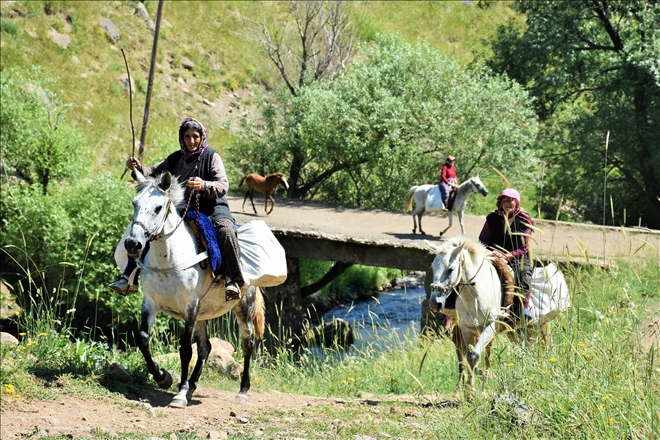 AT SIRTINDA DİK YAMAÇLI YAYLALARA YOLCULUK?