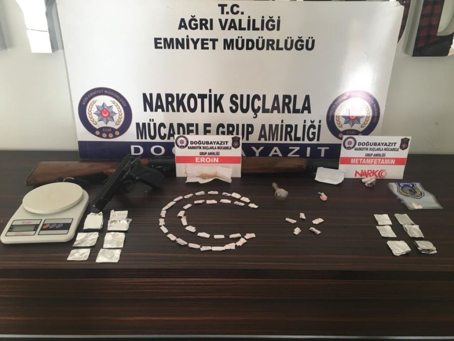 Ağrı merkezli 3 ilde uyuşturucu operasyonu