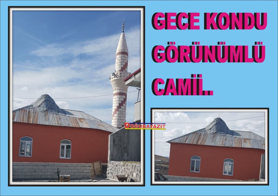 GÜLTEPE KÖYÜNDEKİ CAMİ KUBBESİZ…