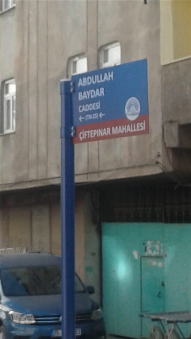 Güven caddesinin ismi ?ABDULLAH BAYDAR CADDESİ? olarak değiştirildi.