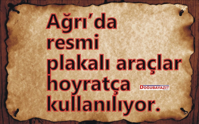 KAMU ARAÇLARINDAKİ SAVURGANLIĞA SON VERİLSİN