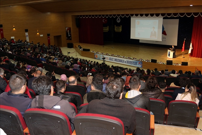 AİÇÜ´de ?Adalet, Ombudsmanlık ve Üniversiteler? Konulu Konferans Düzenlendi