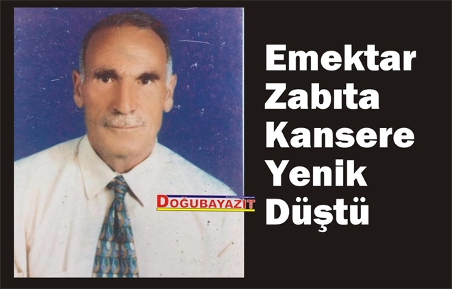 ZABITA RIZA TAŞDEMİR  VEFAT ETTİ