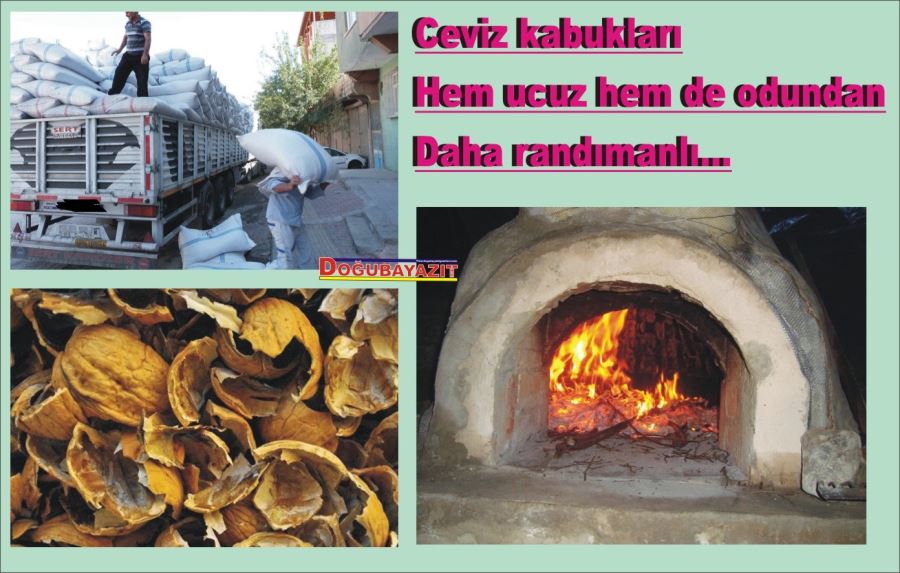 TAŞ FIRINLARIN ÇOĞU CEVİZ KABUĞU YAKIYOR…