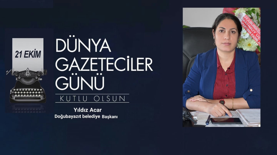 BELEDİYE BAŞKANI YILDIZ ACAR’DAN GAZETECİLER GÜNÜ NEDENİYLE KUTLAMA MESAJI