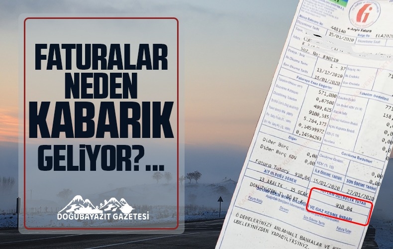FATURALARA BİR KALEM DAHA EKLENDİ