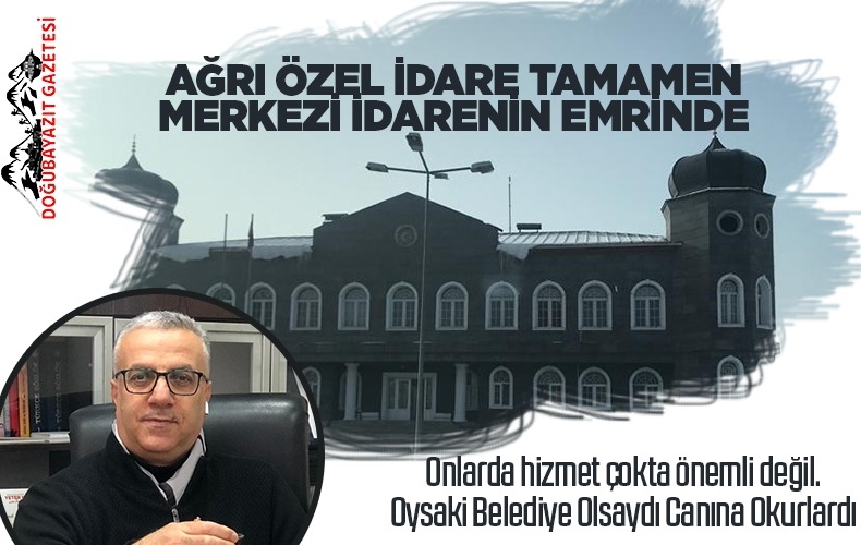 BOŞUNA DEMEMİŞLER ÖZEL İDARE GÖZEL İDARE.