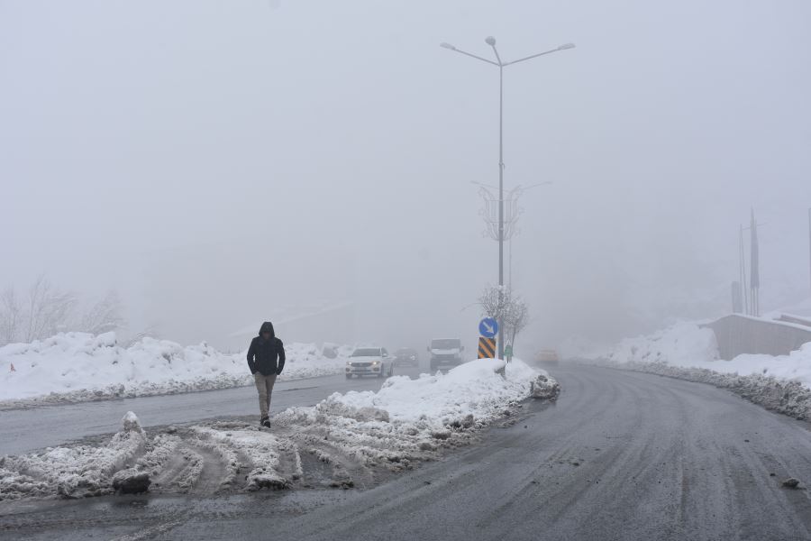 AĞRI’DA KAR NEDENİYLE 19 KÖY YOLU KAPALI