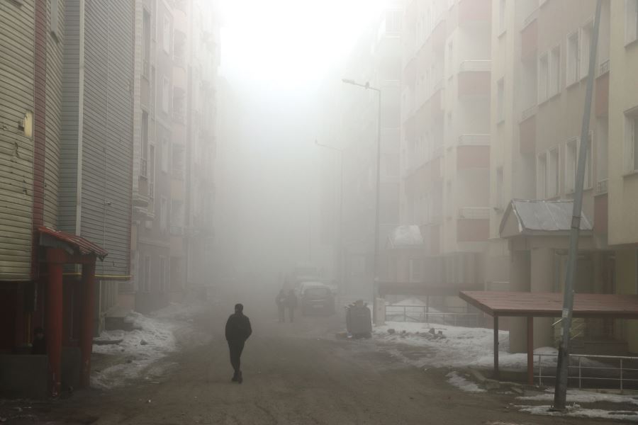 AĞRI’DA YOĞUN SİS VE SOĞUK