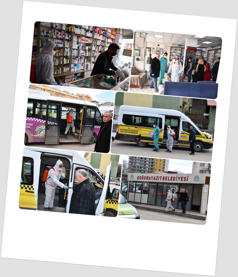 KULLANIM ALANLARI SIK SIK DEZENFEKTE EDİLİYOR…