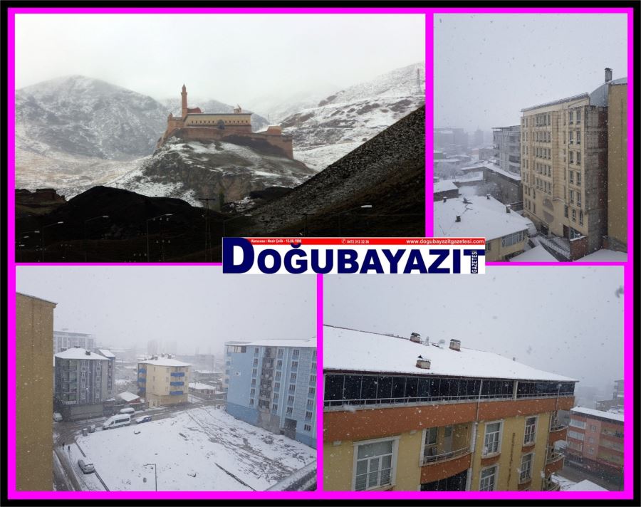 24 NİSAN’DA DOĞUBAYAZIT’TA KAR 